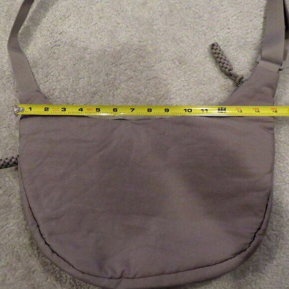 Nylon Unisex Crescent Shape Hobo Crossbody Bag High Capacity Messenger Tote - Picture 10 of 16